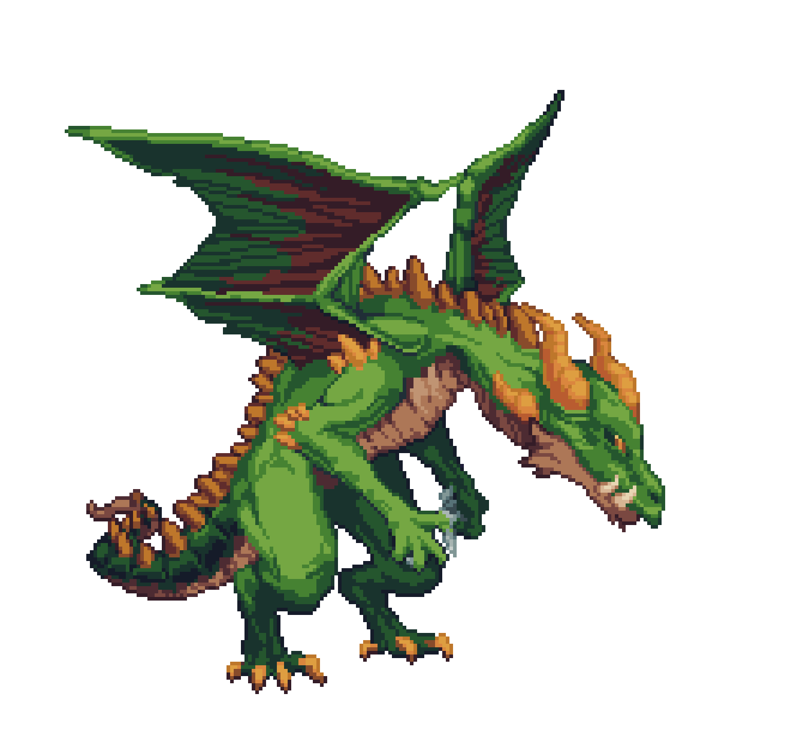 Abathor comms: Dragon idle animation